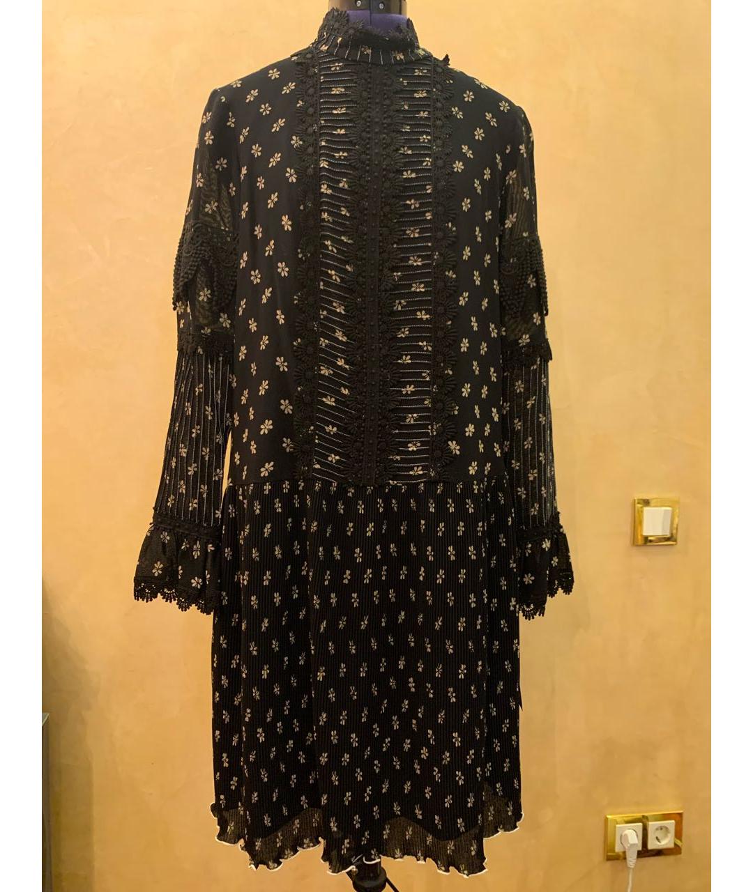 ANNA SUI Черное повседневное платье, фото 9