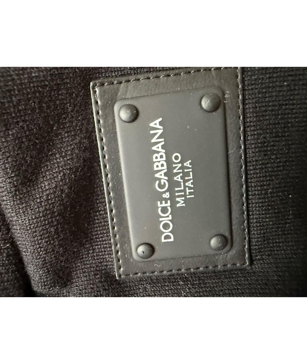 DOLCE&GABBANA Черный хлопковый спортивный костюм, фото 8