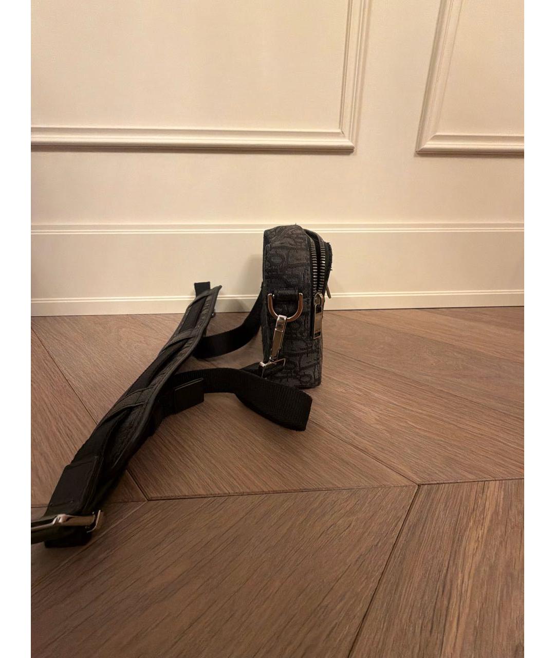 CHRISTIAN DIOR Темно-синяя деним сумка на плечо, фото 2