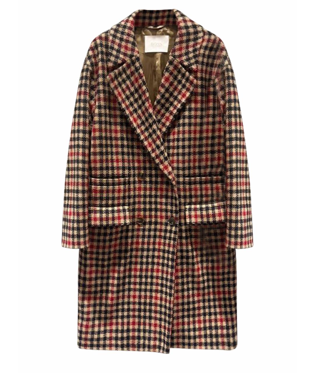 HUGO BOSS Мульти шерстяное пальто, фото 1