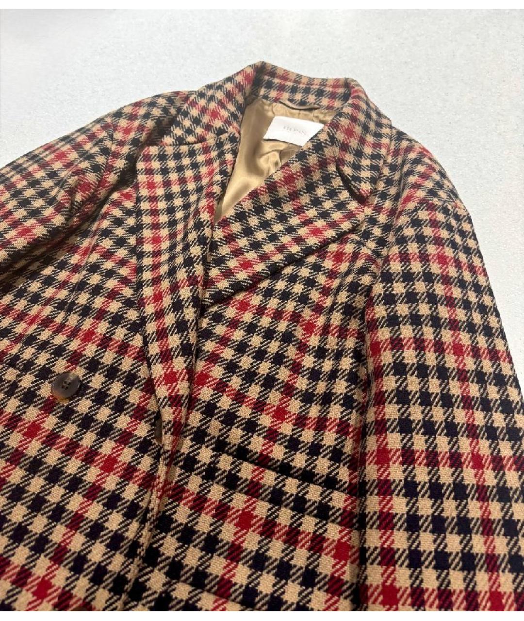 HUGO BOSS Мульти шерстяное пальто, фото 8