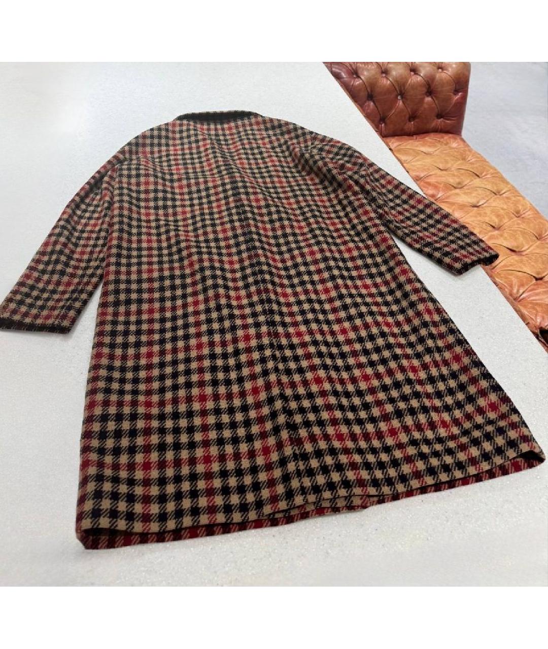 HUGO BOSS Мульти шерстяное пальто, фото 7