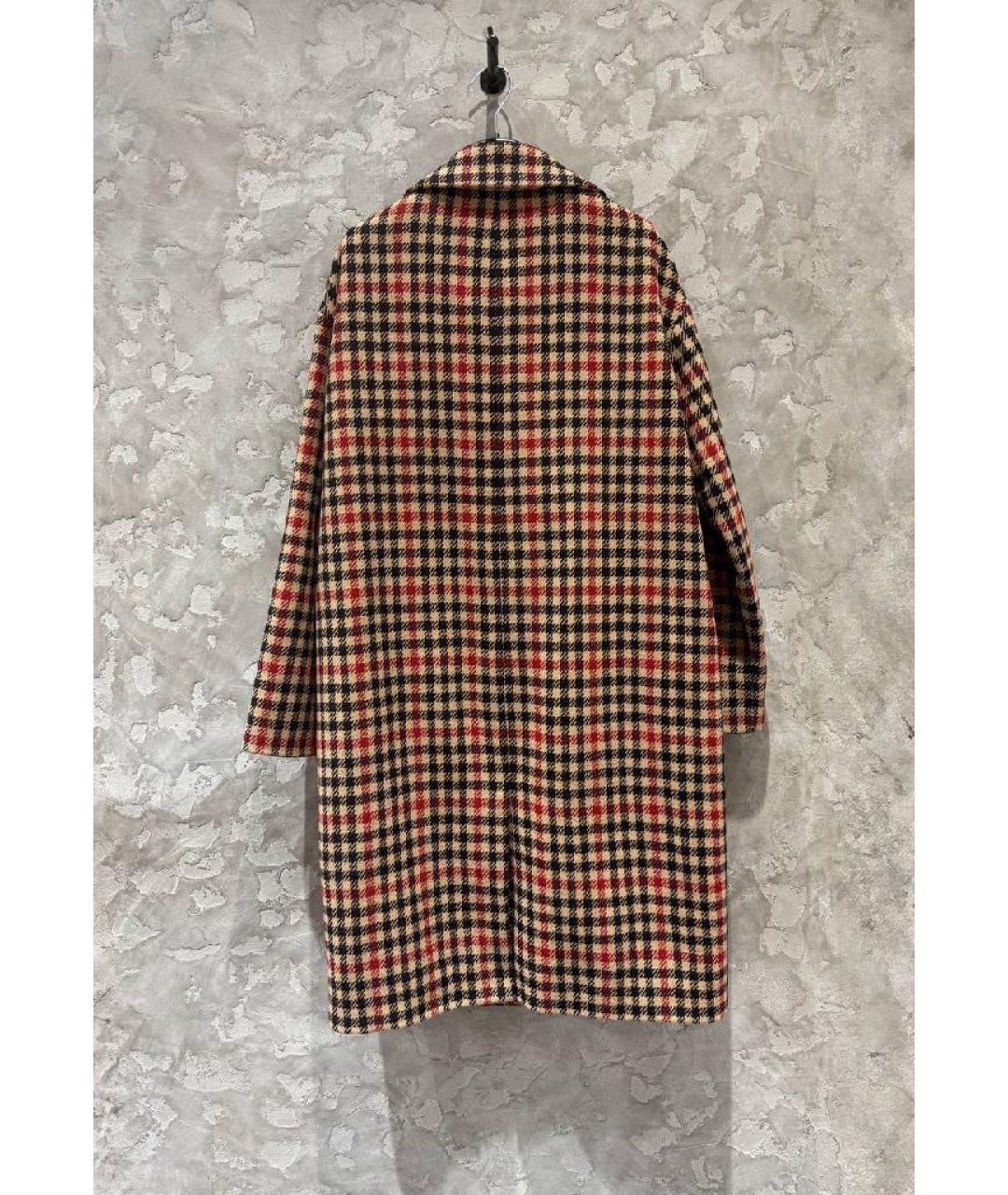 HUGO BOSS Мульти шерстяное пальто, фото 2