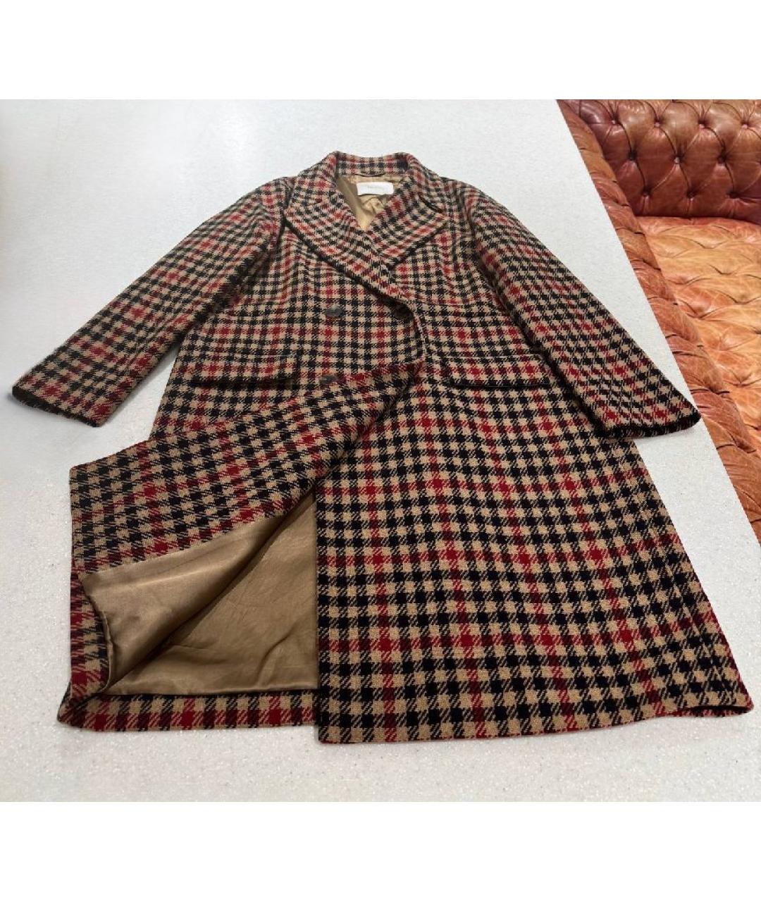 HUGO BOSS Мульти шерстяное пальто, фото 6