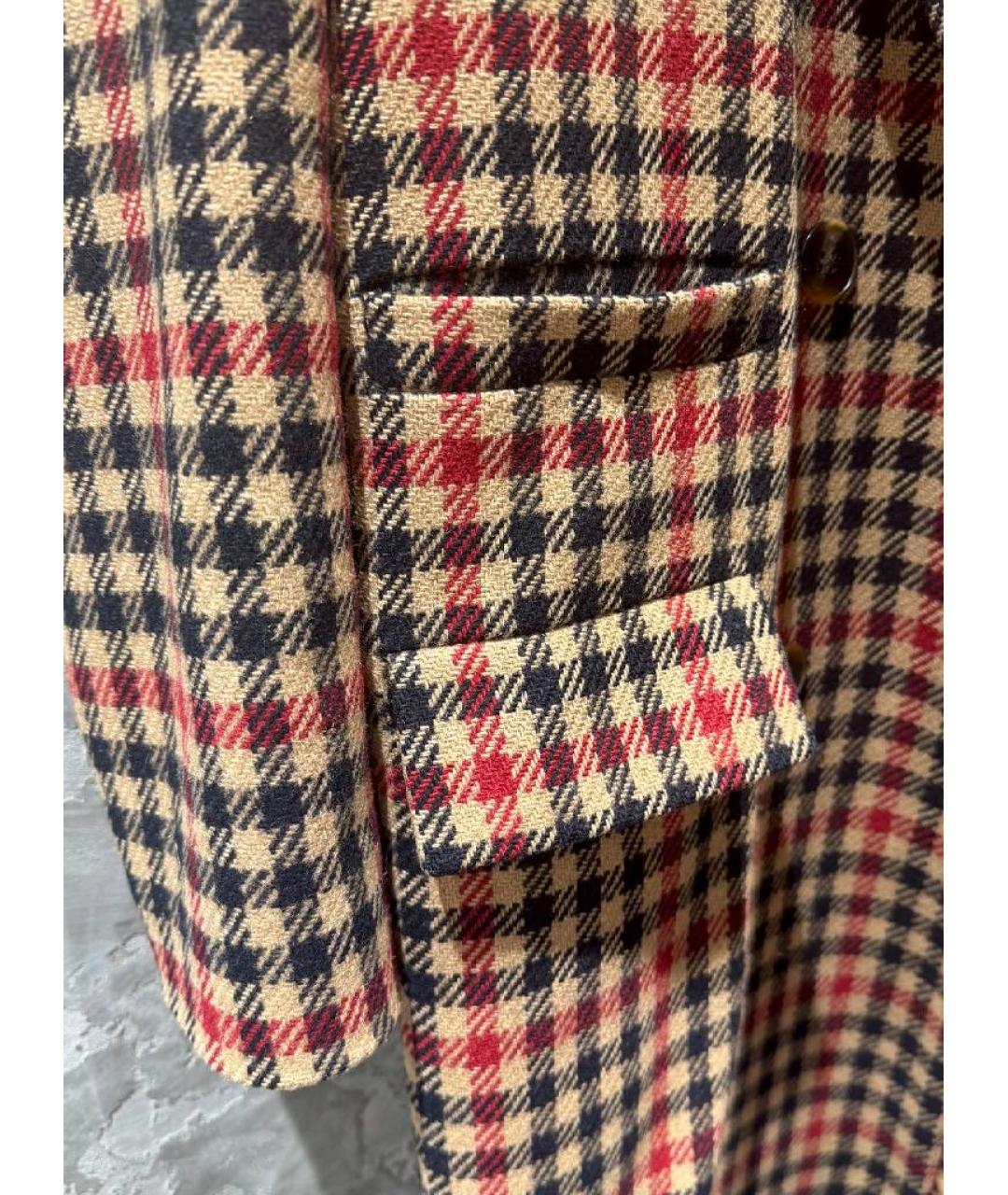 HUGO BOSS Мульти шерстяное пальто, фото 9