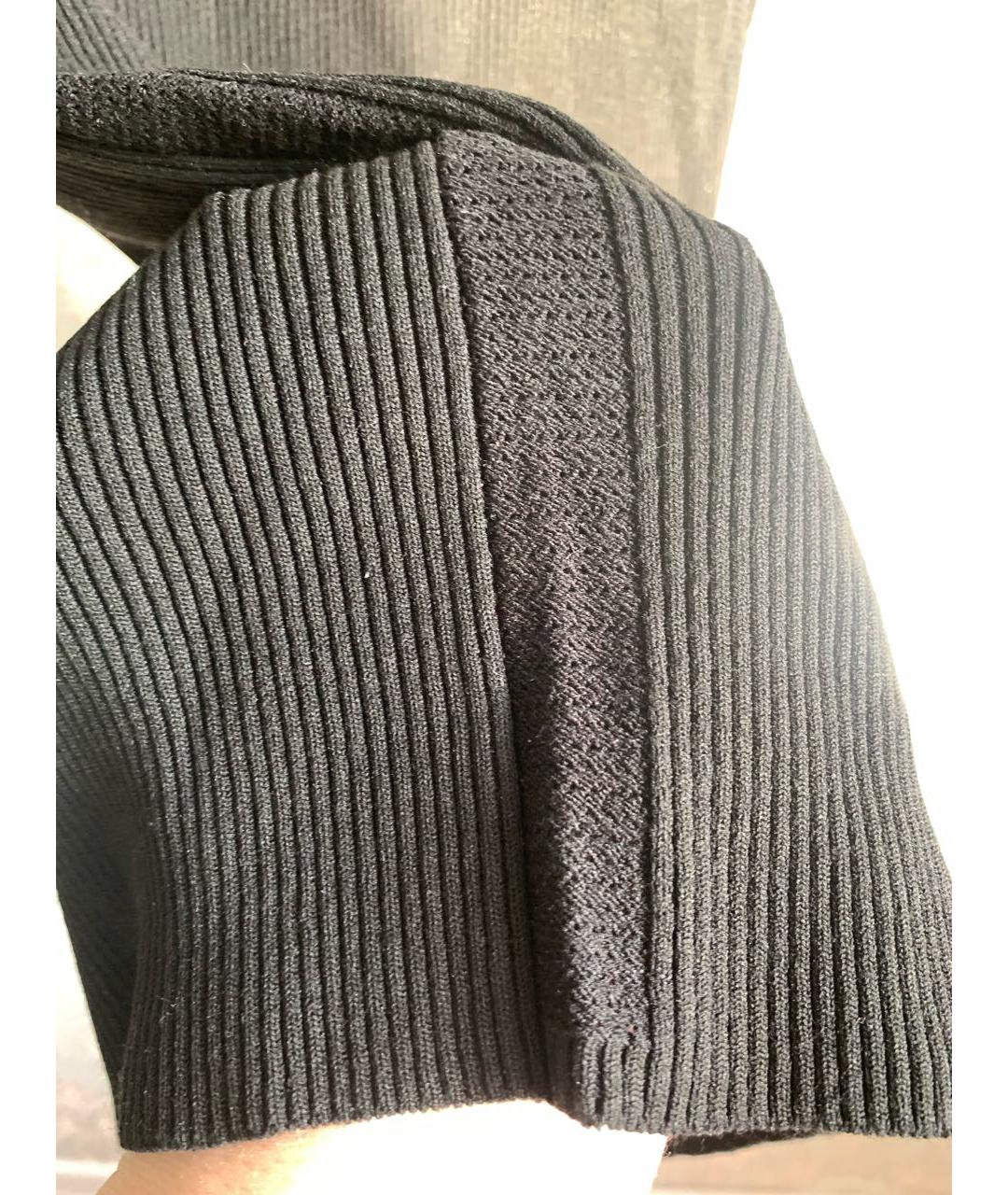 PINKO Черная полиэстеровая юбка миди, фото 5