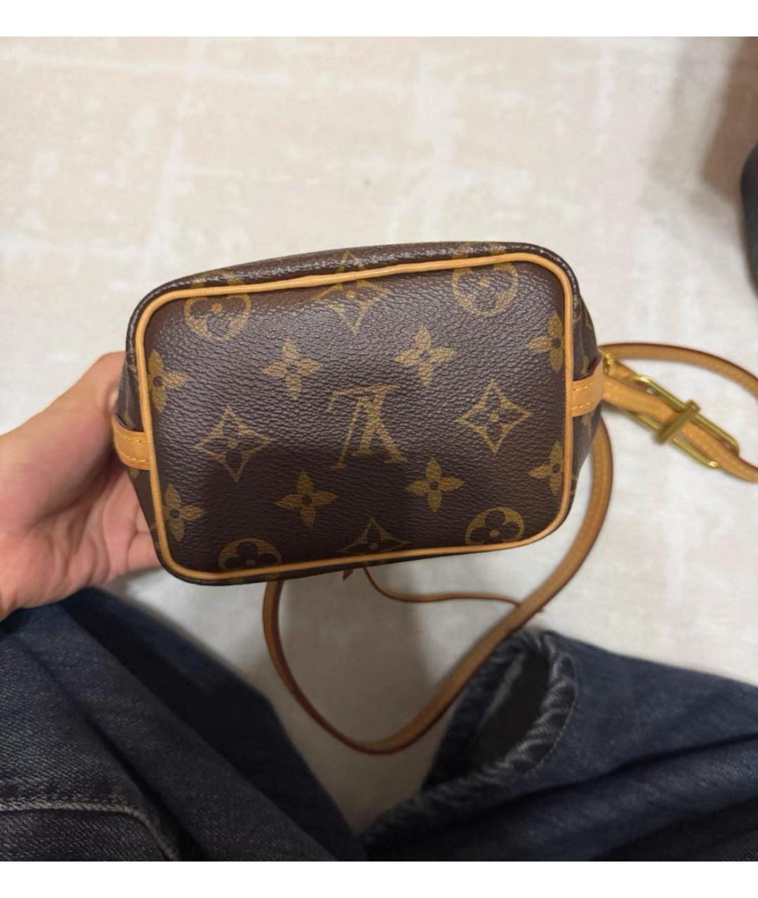 LOUIS VUITTON Коричневая сумка через плечо, фото 4