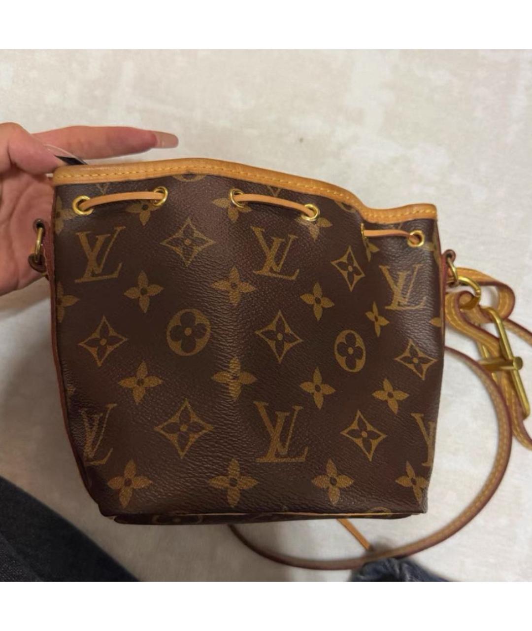 LOUIS VUITTON Коричневая сумка через плечо, фото 3