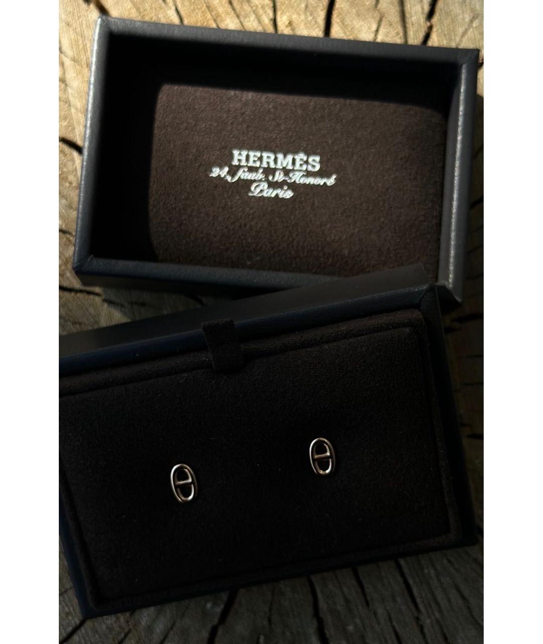 HERMES Золотые серьги из розового золота, фото 2