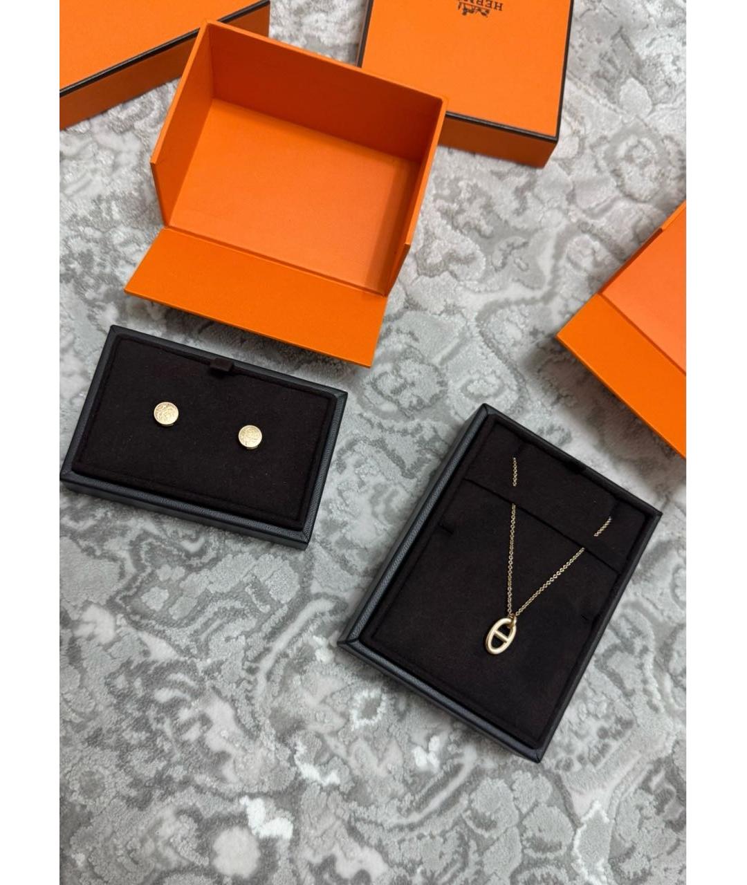 HERMES Золотая подвеска из розового золота, фото 2