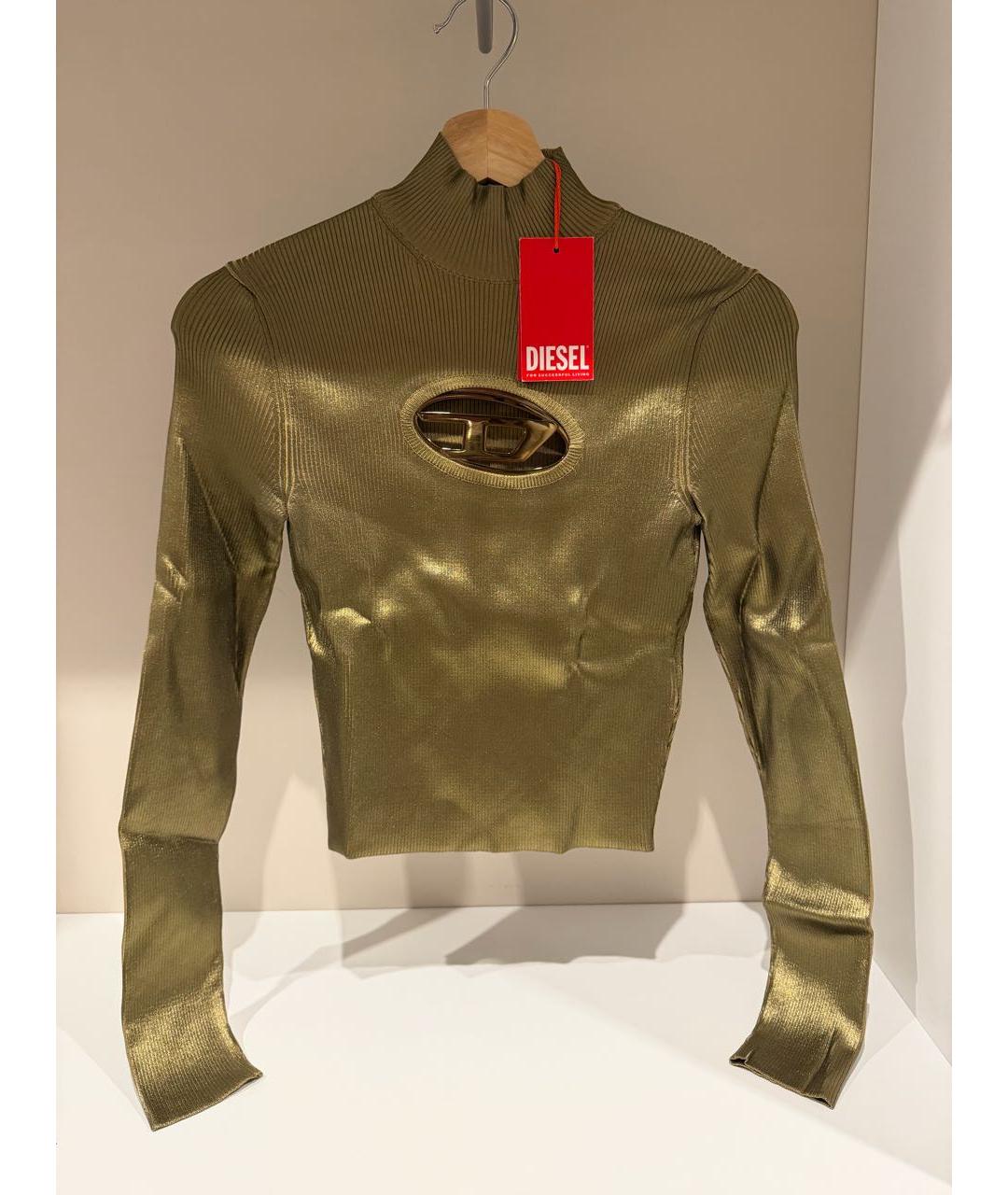 DIESEL Золотой джемпер / свитер, фото 5