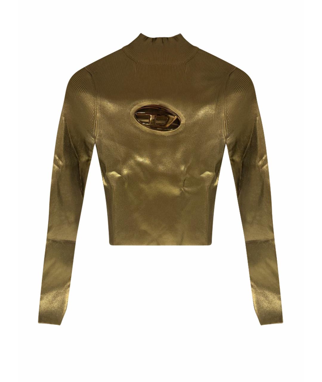 DIESEL Золотой джемпер / свитер, фото 1