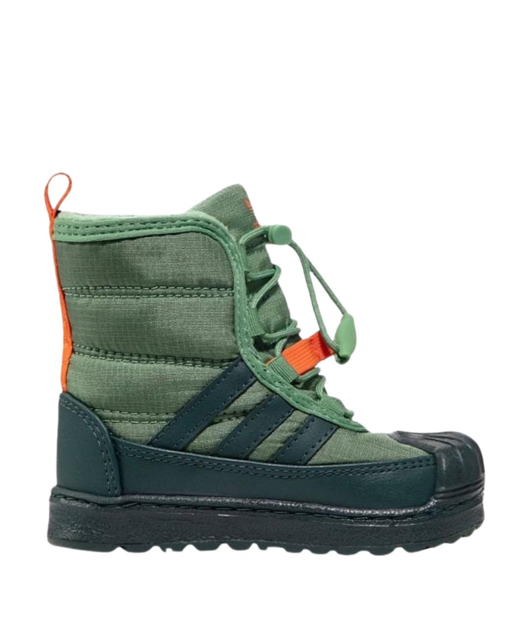 ADIDAS Зеленые синтетические ботинки, фото 1