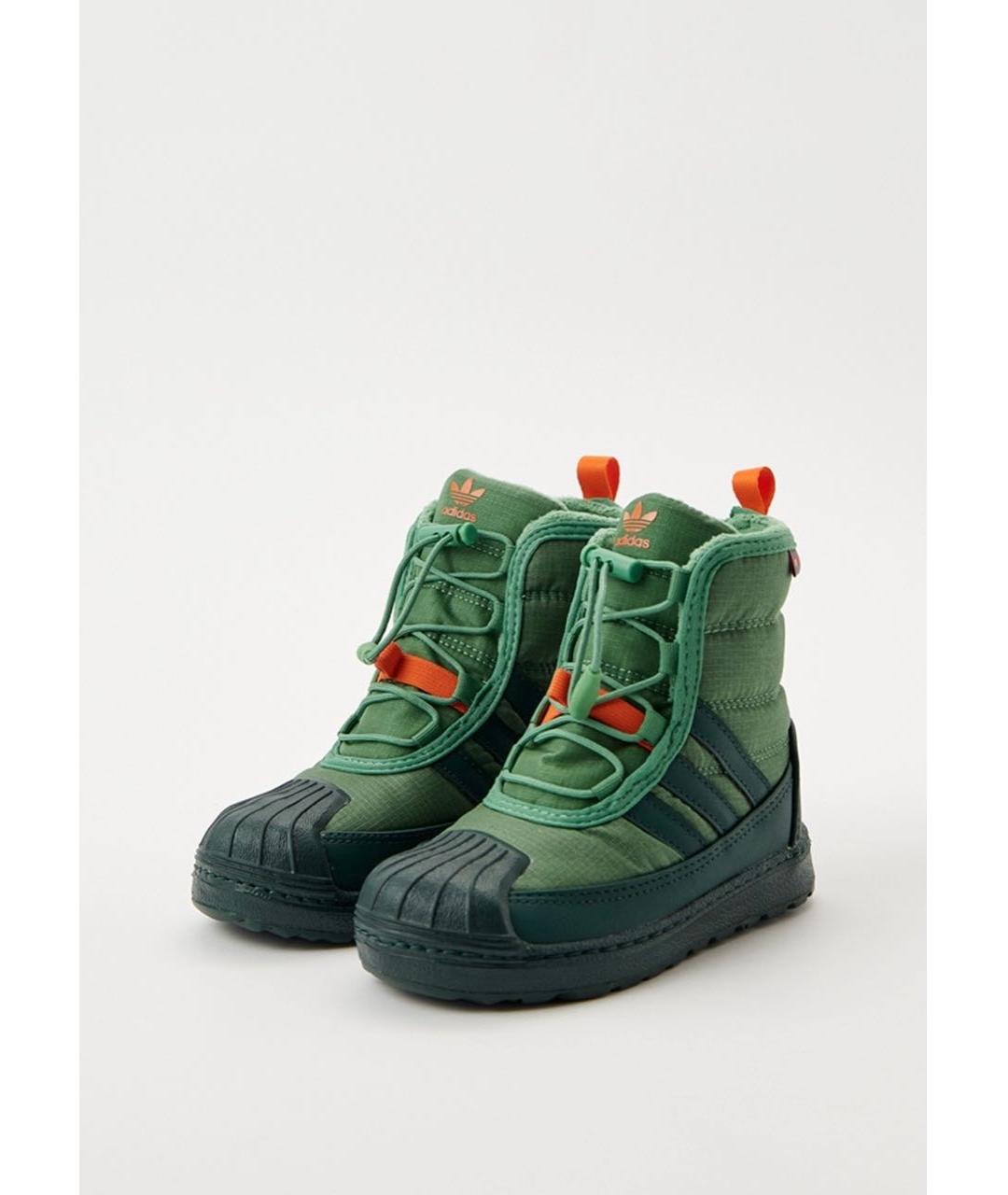ADIDAS Зеленые синтетические ботинки, фото 2