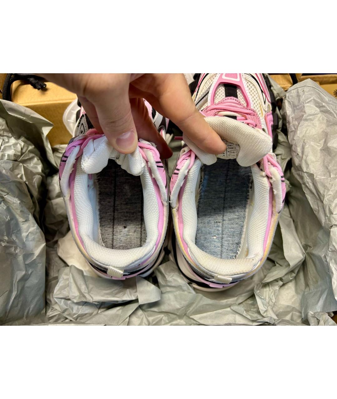 BALENCIAGA Розовые кроссовки, фото 6