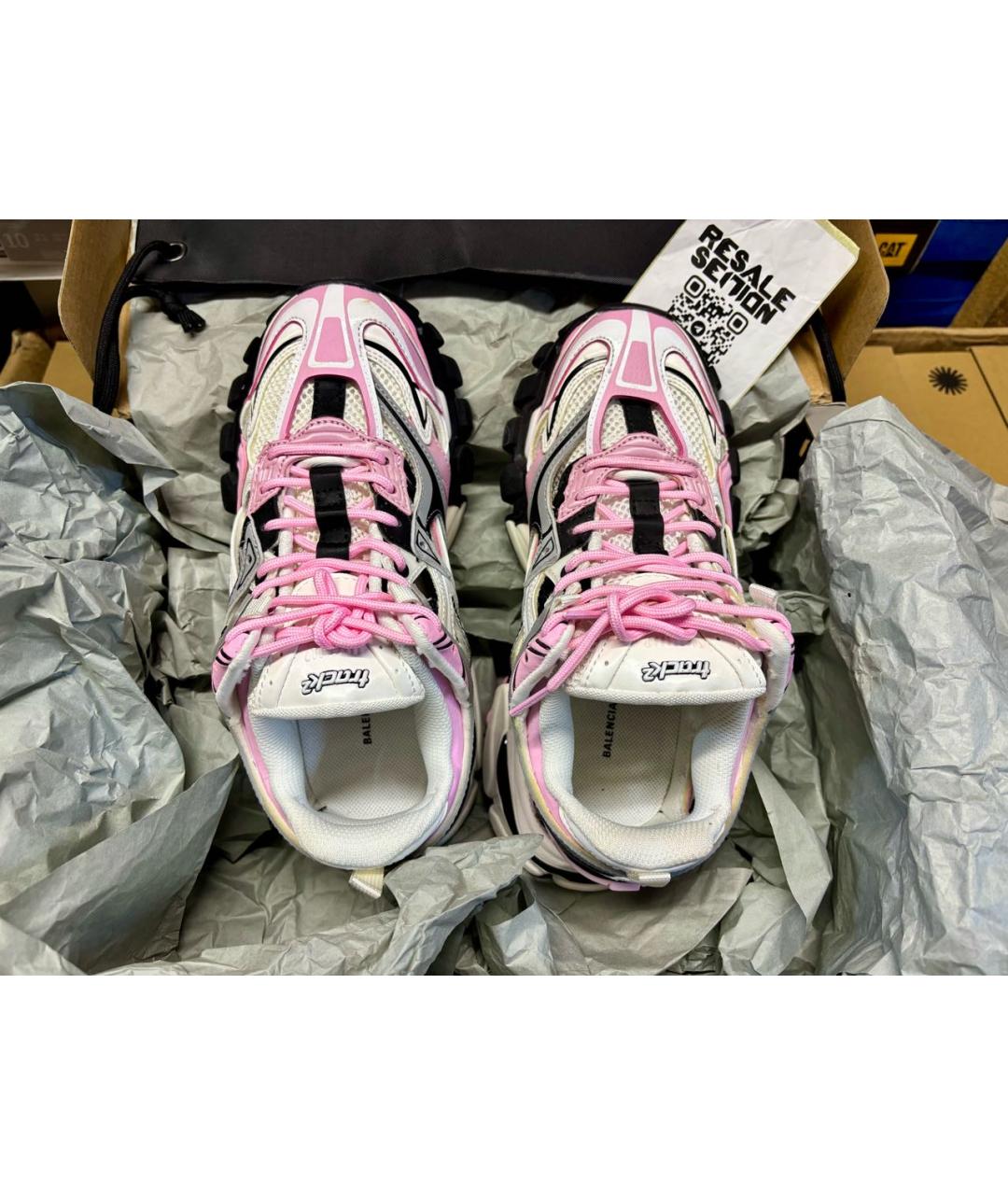 BALENCIAGA Розовые кроссовки, фото 3