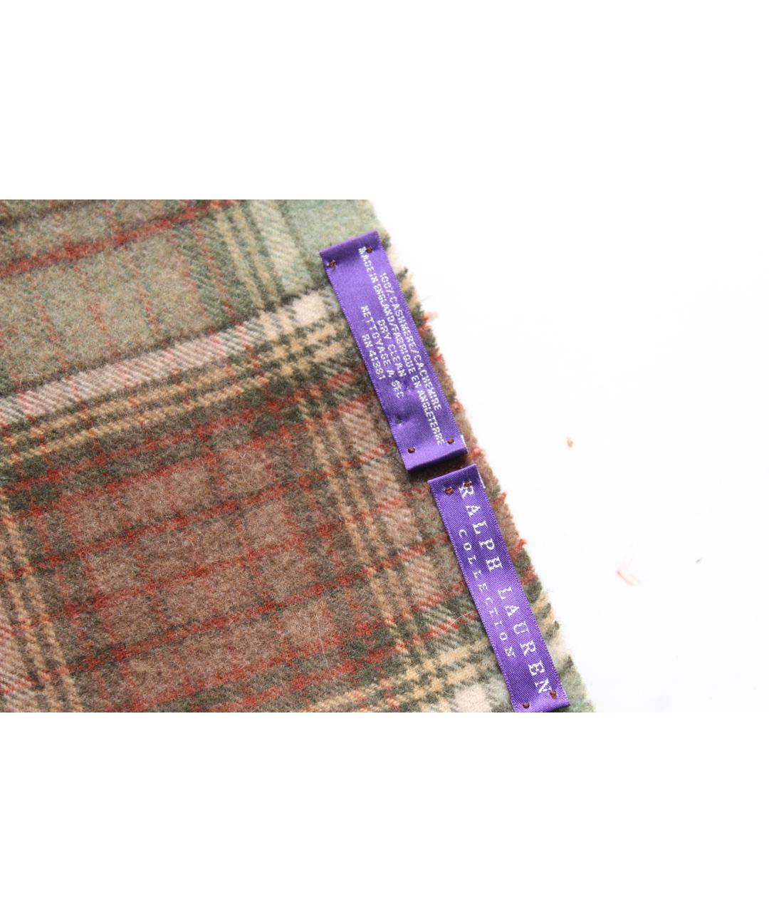 RALPH LAUREN PURPLE LABEL Мульти кашемировый шарф, фото 9