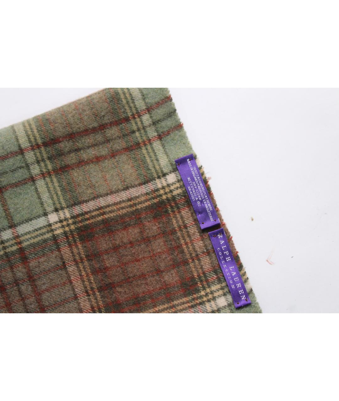 RALPH LAUREN PURPLE LABEL Мульти кашемировый шарф, фото 8