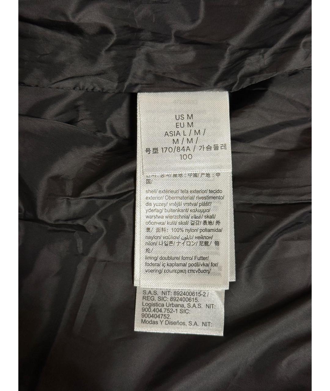 CALVIN KLEIN Черный полиэстеровый пуховик, фото 5