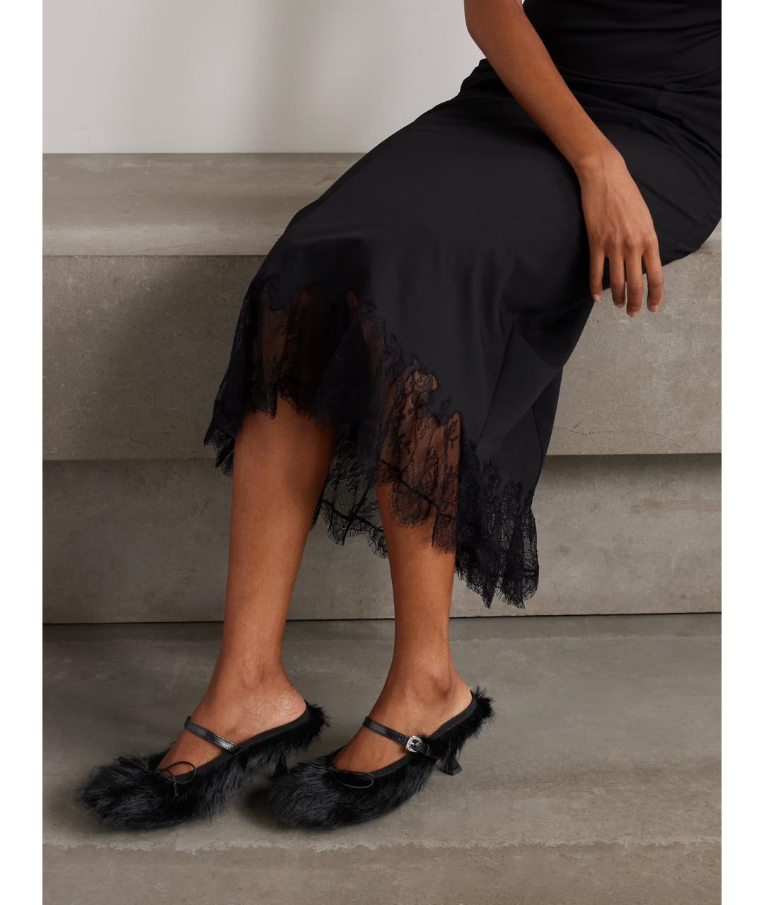 SIMONE ROCHA Черные мюли, фото 2