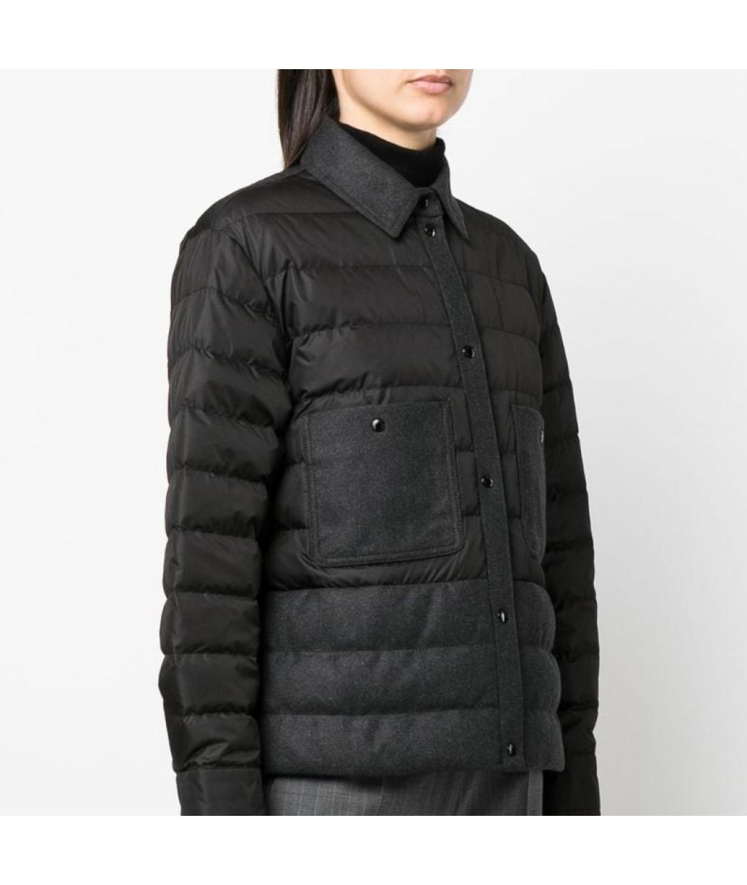 MONCLER Черная куртка, фото 4