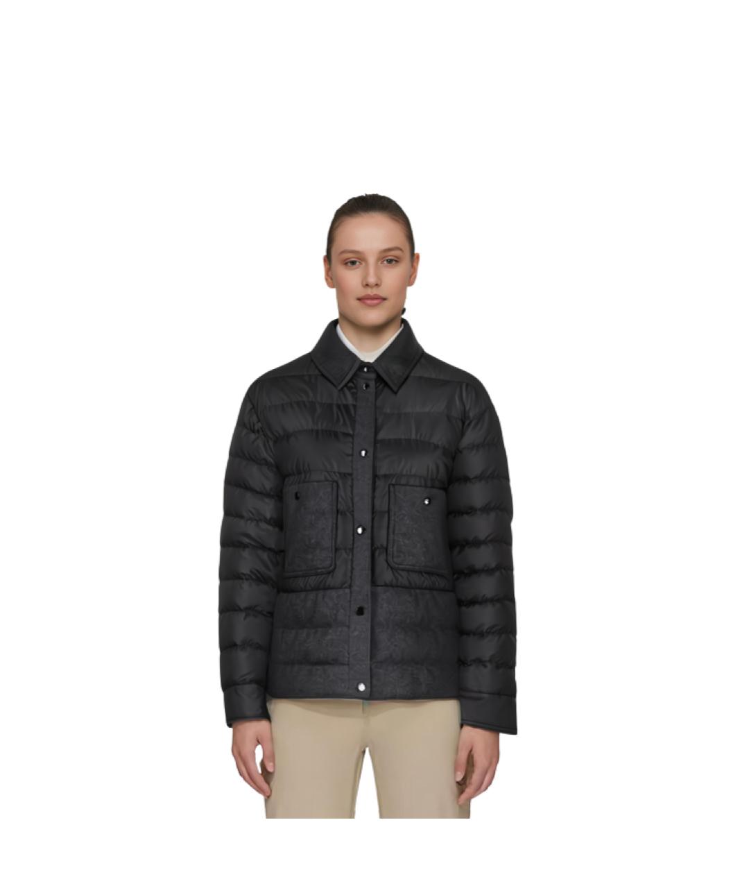 MONCLER Черная куртка, фото 2