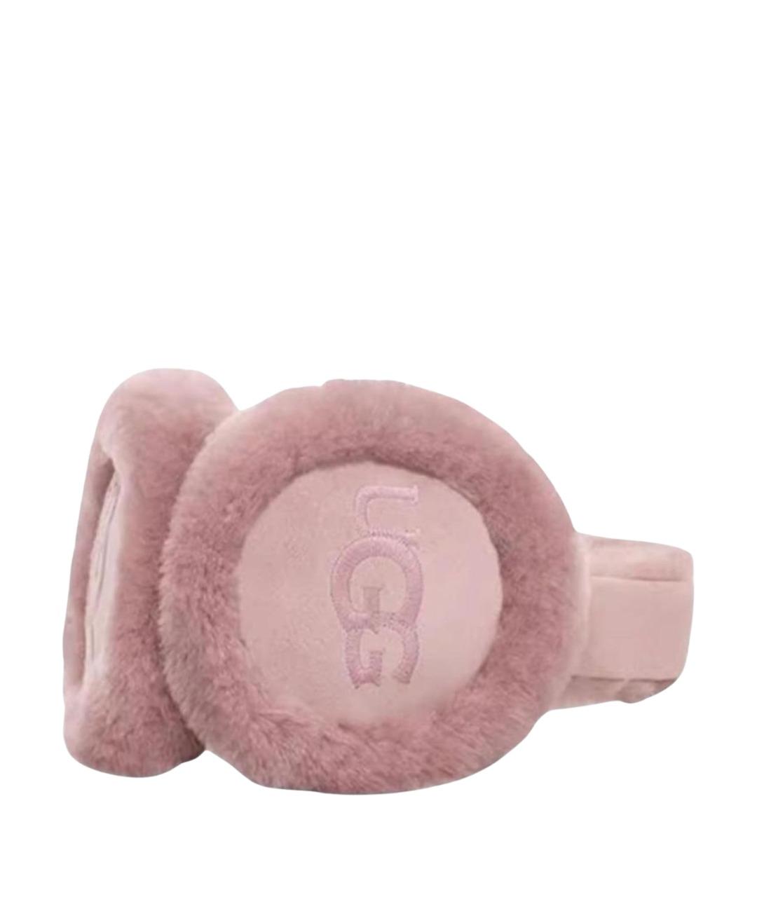 UGG AUSTRALIA Розовые шерстяные наушники, фото 1