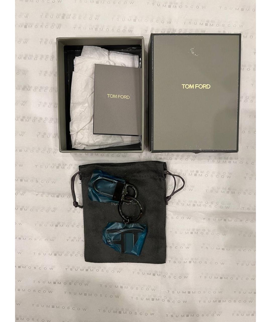 TOM FORD Черный брелок, фото 4