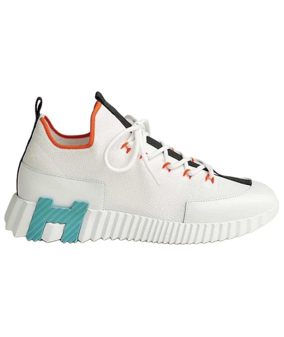 HERMES Белые кроссовки, фото 1