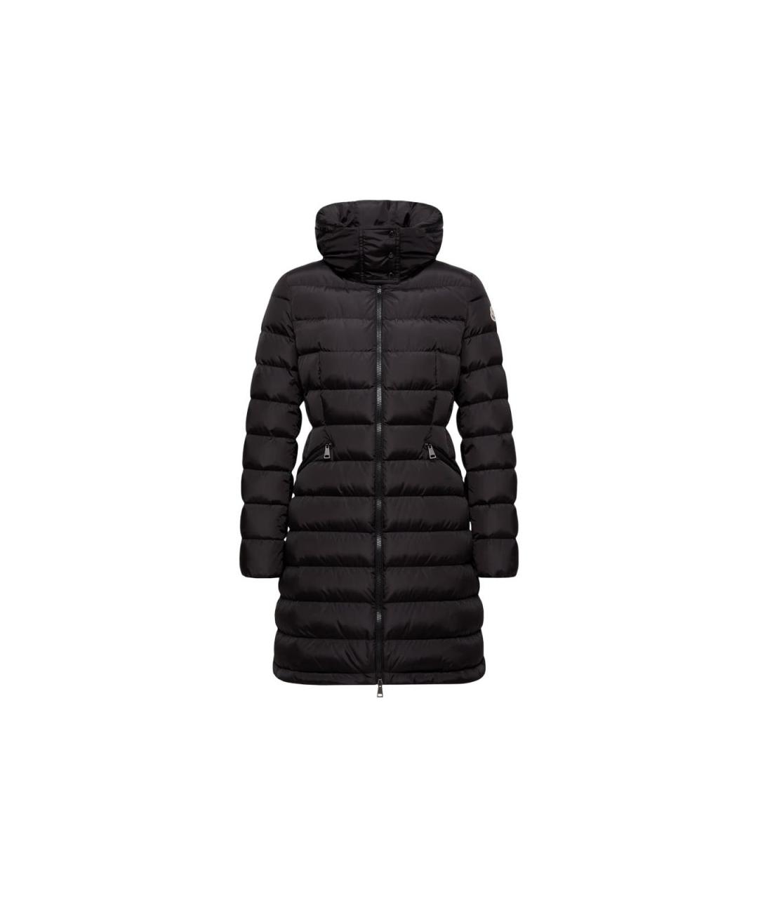 MONCLER Черный пуховик, фото 4