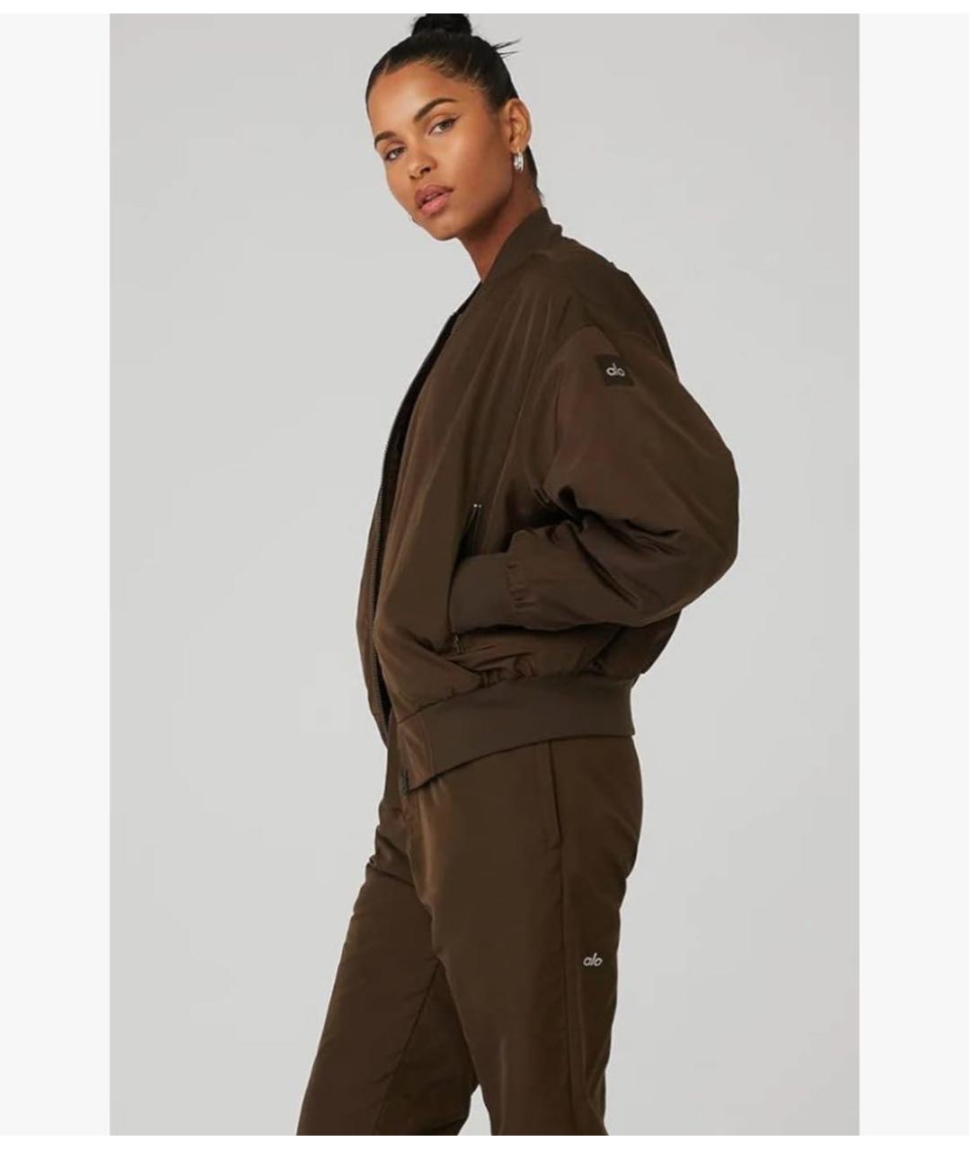 ALO YOGA Коричневая куртка, фото 4