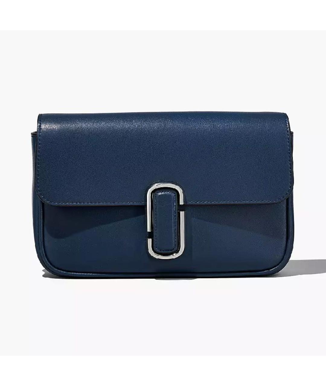 MARC JACOBS Темно-синяя кожаная сумка через плечо, фото 10