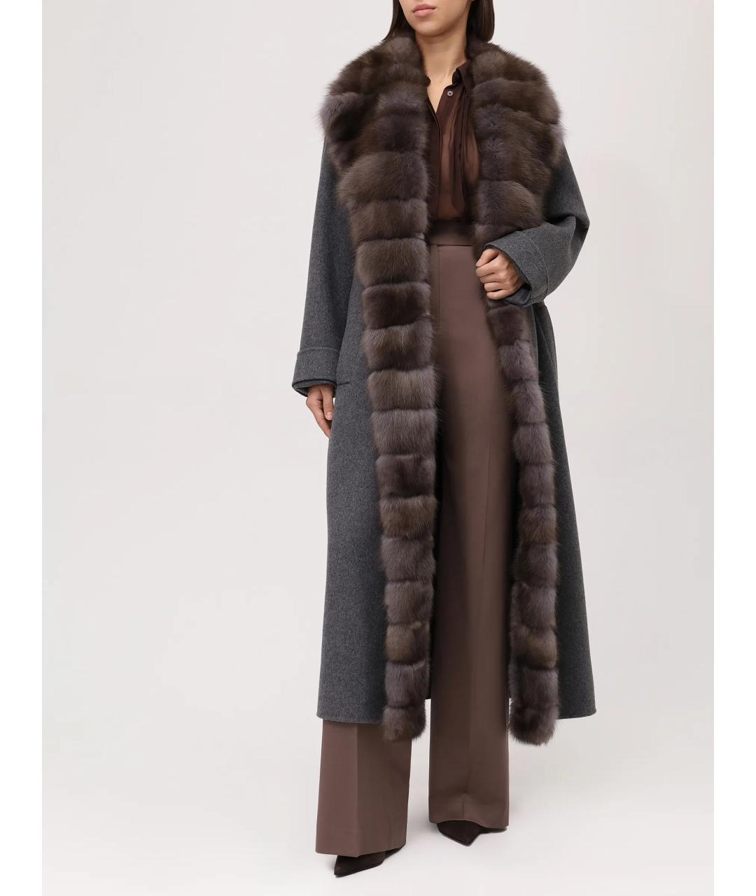 RINDI Серое пальто, фото 2