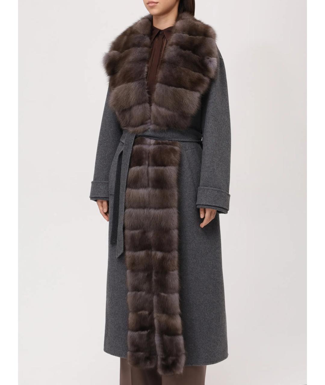 RINDI Серое пальто, фото 4