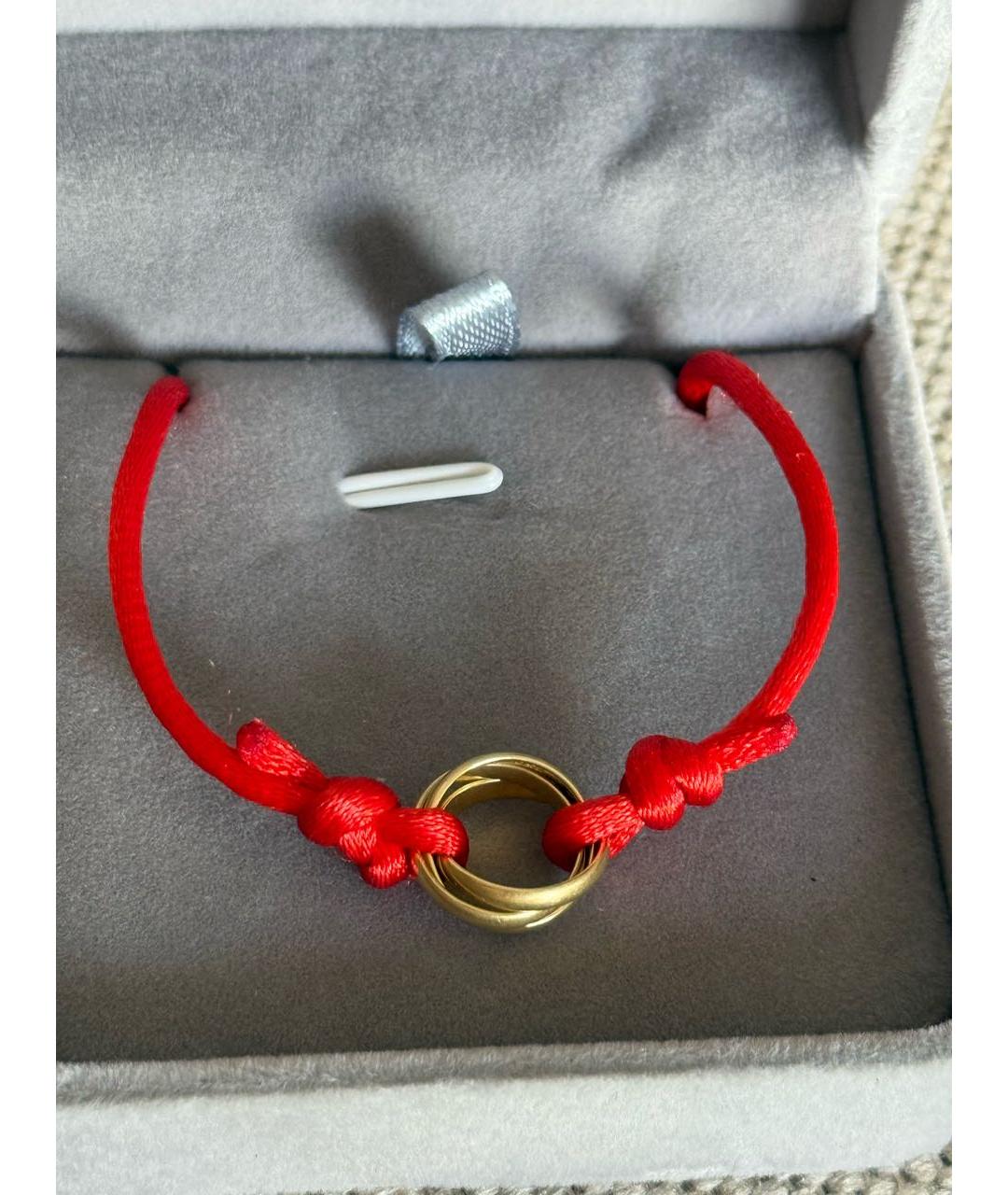 CARTIER Красный браслет из желтого золота, фото 3