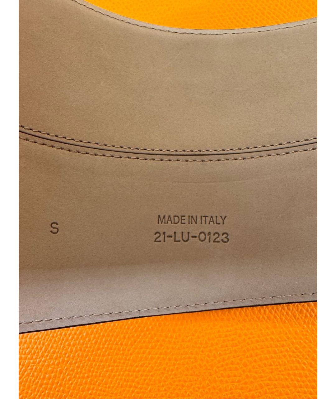 CHRISTIAN DIOR Черный кожаный ремень, фото 6