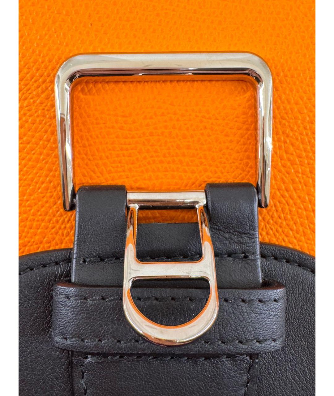 CHRISTIAN DIOR Черный кожаный ремень, фото 8
