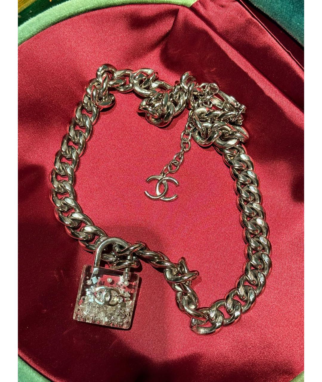 CHANEL Серебряное колье, фото 2