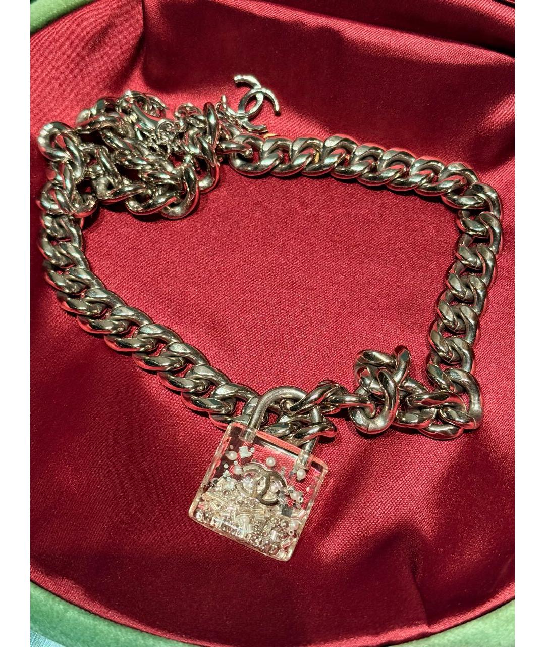 CHANEL Серебряное колье, фото 5