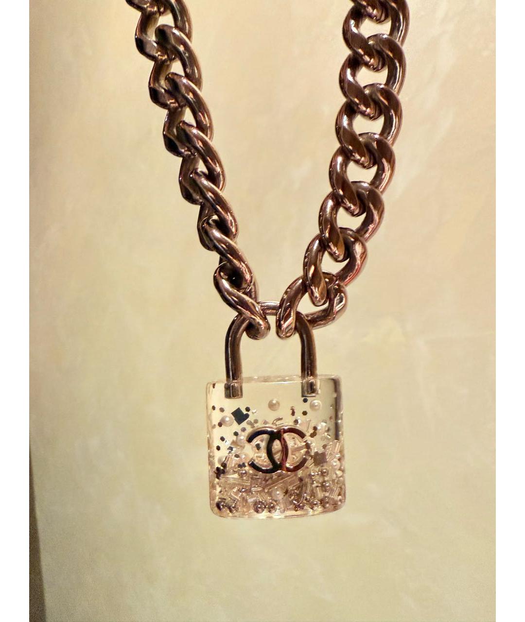 CHANEL Серебряное колье, фото 6