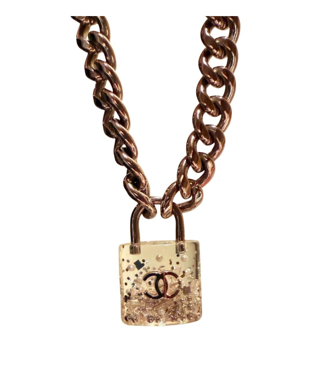 CHANEL Серебряное колье, фото 1