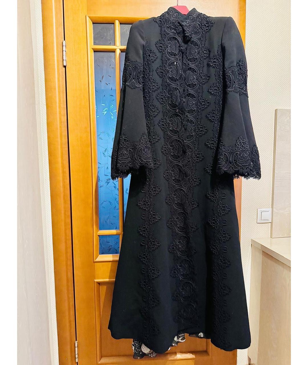 ELIE SAAB Черное хлопковое пальто, фото 2