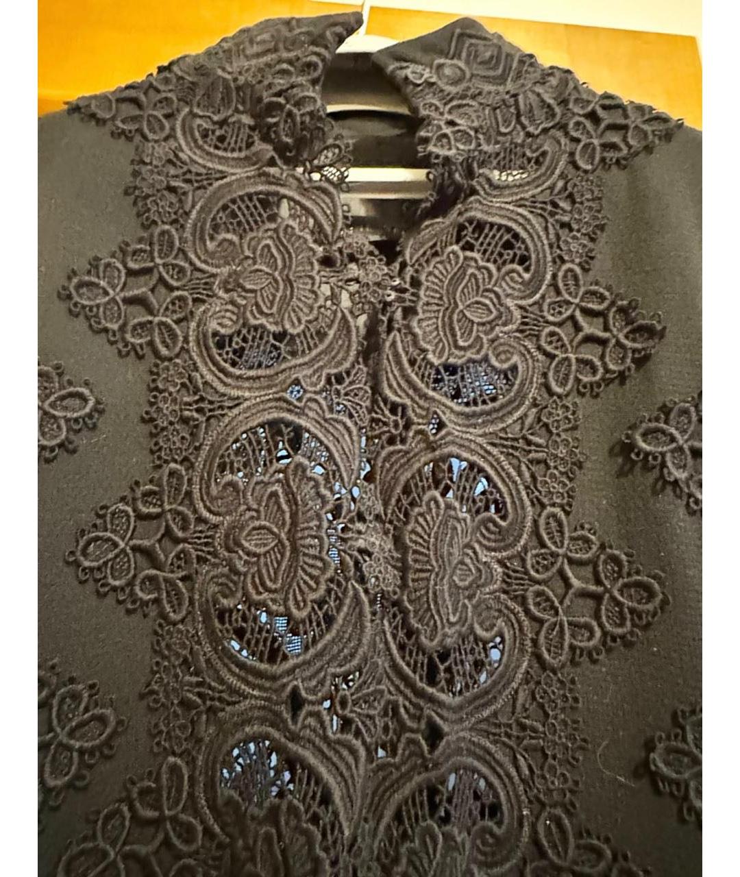 ELIE SAAB Черное хлопковое пальто, фото 5