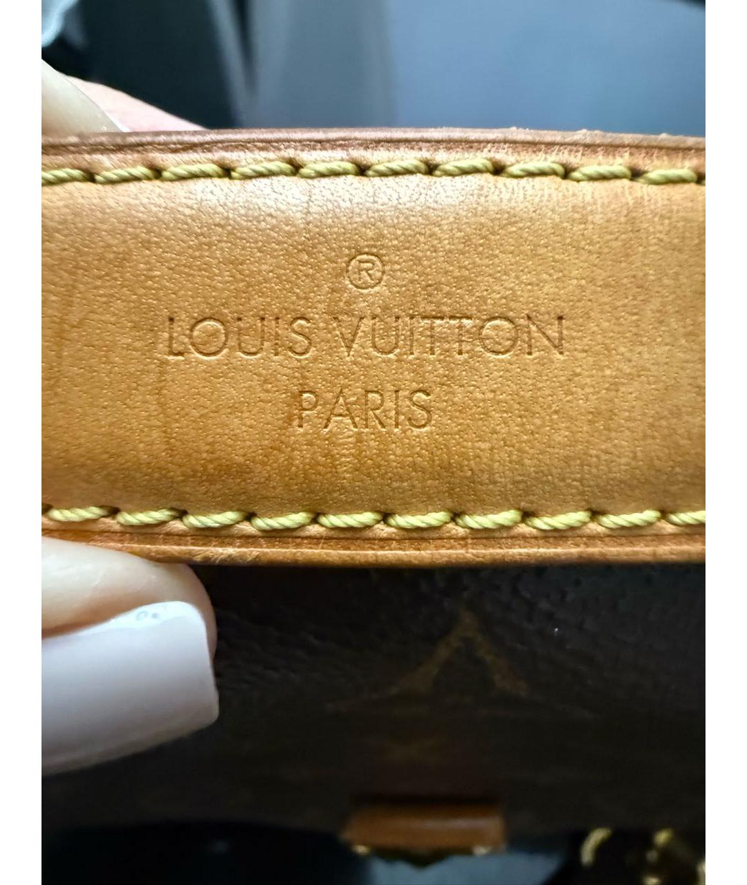 LOUIS VUITTON Коричневая сумка через плечо, фото 7