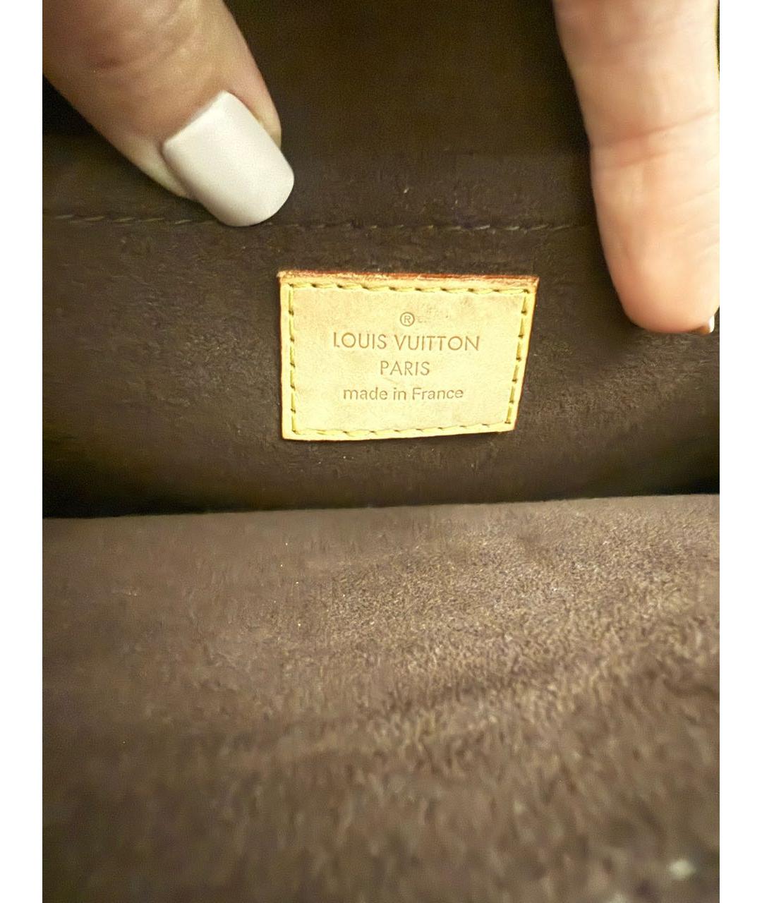 LOUIS VUITTON Коричневая сумка через плечо, фото 4