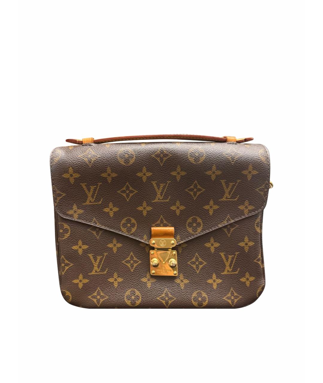 LOUIS VUITTON Коричневая сумка через плечо, фото 1