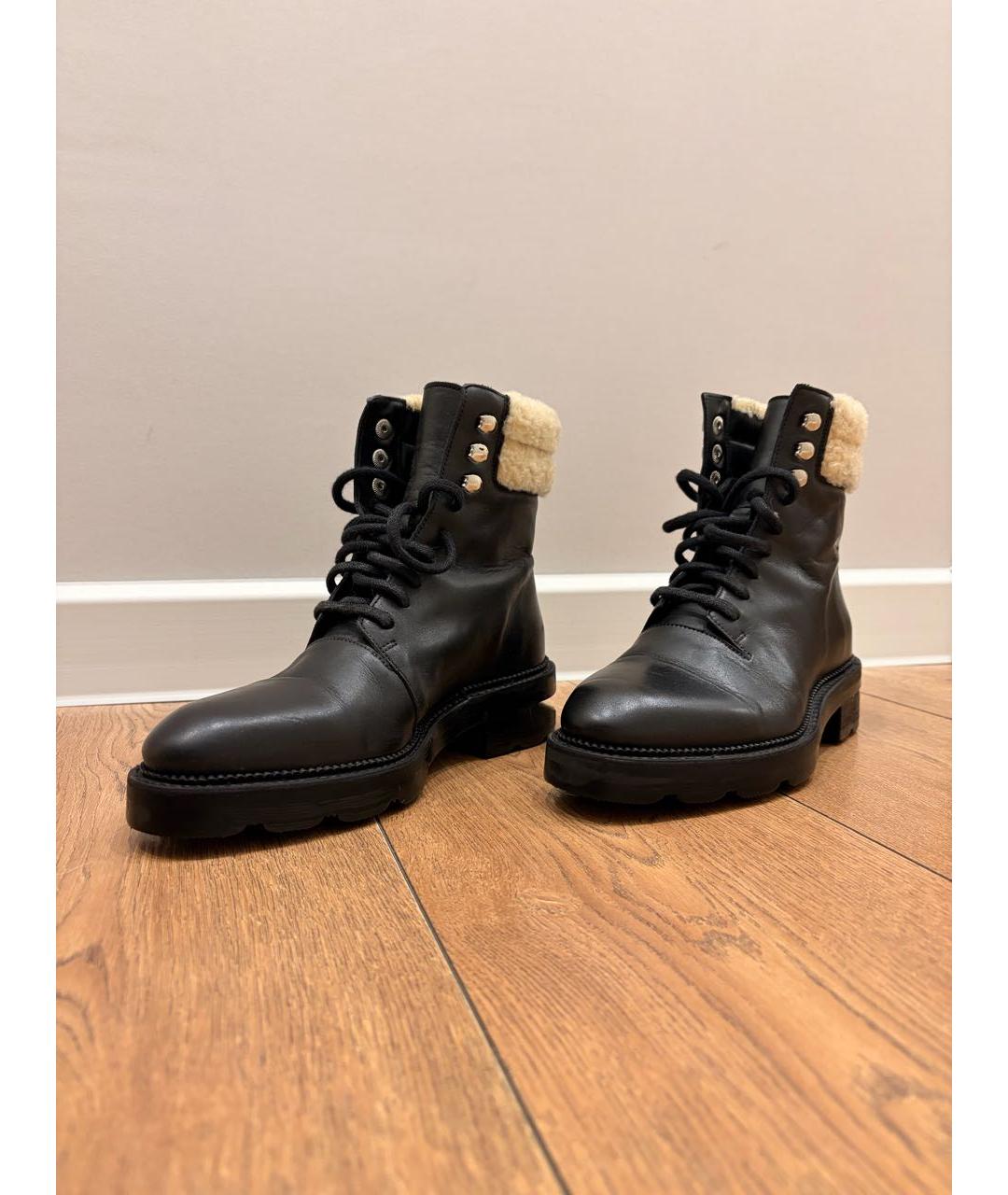 ALEXANDER WANG Черные кожаные ботинки, фото 2