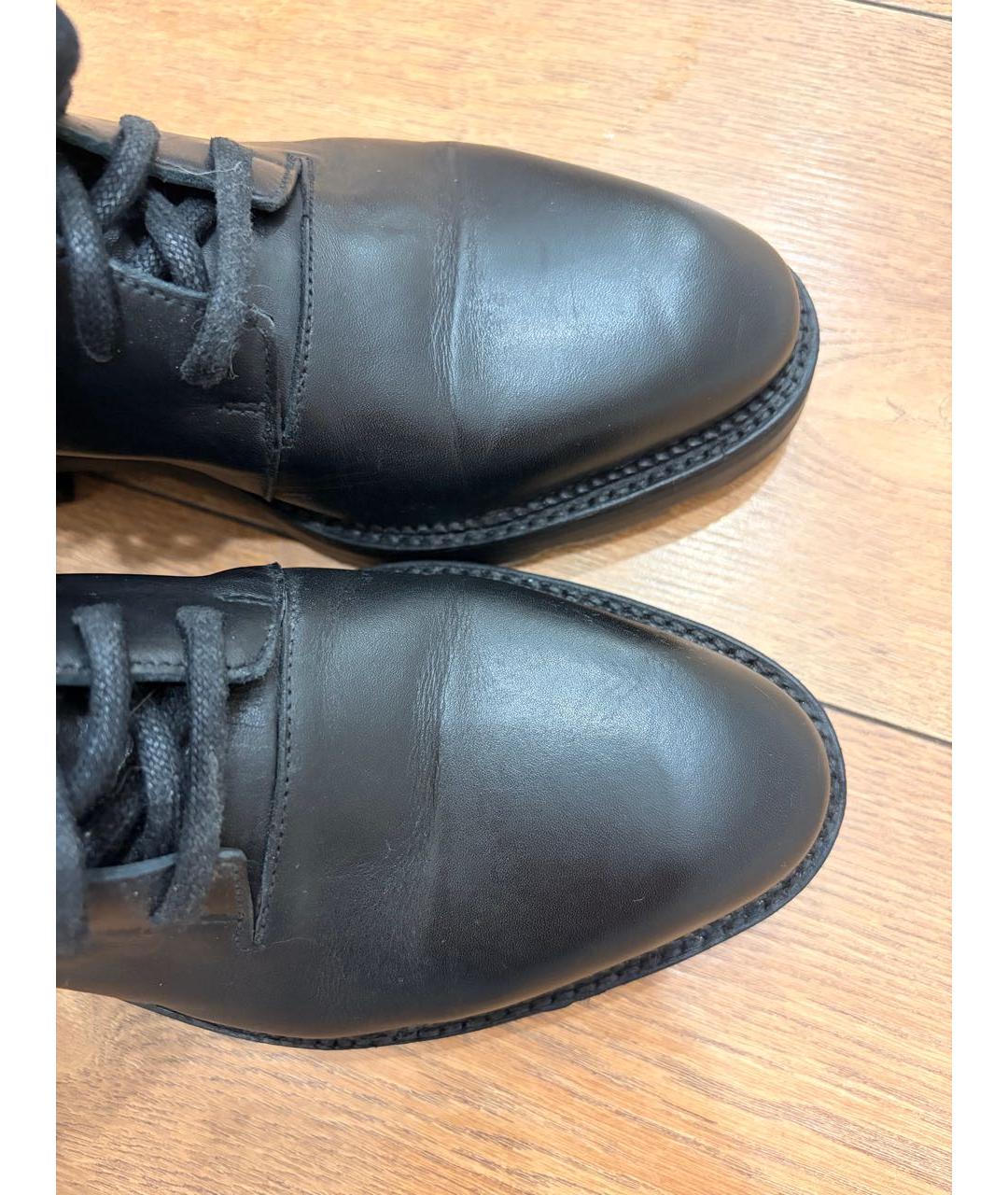 ALEXANDER WANG Черные кожаные ботинки, фото 3