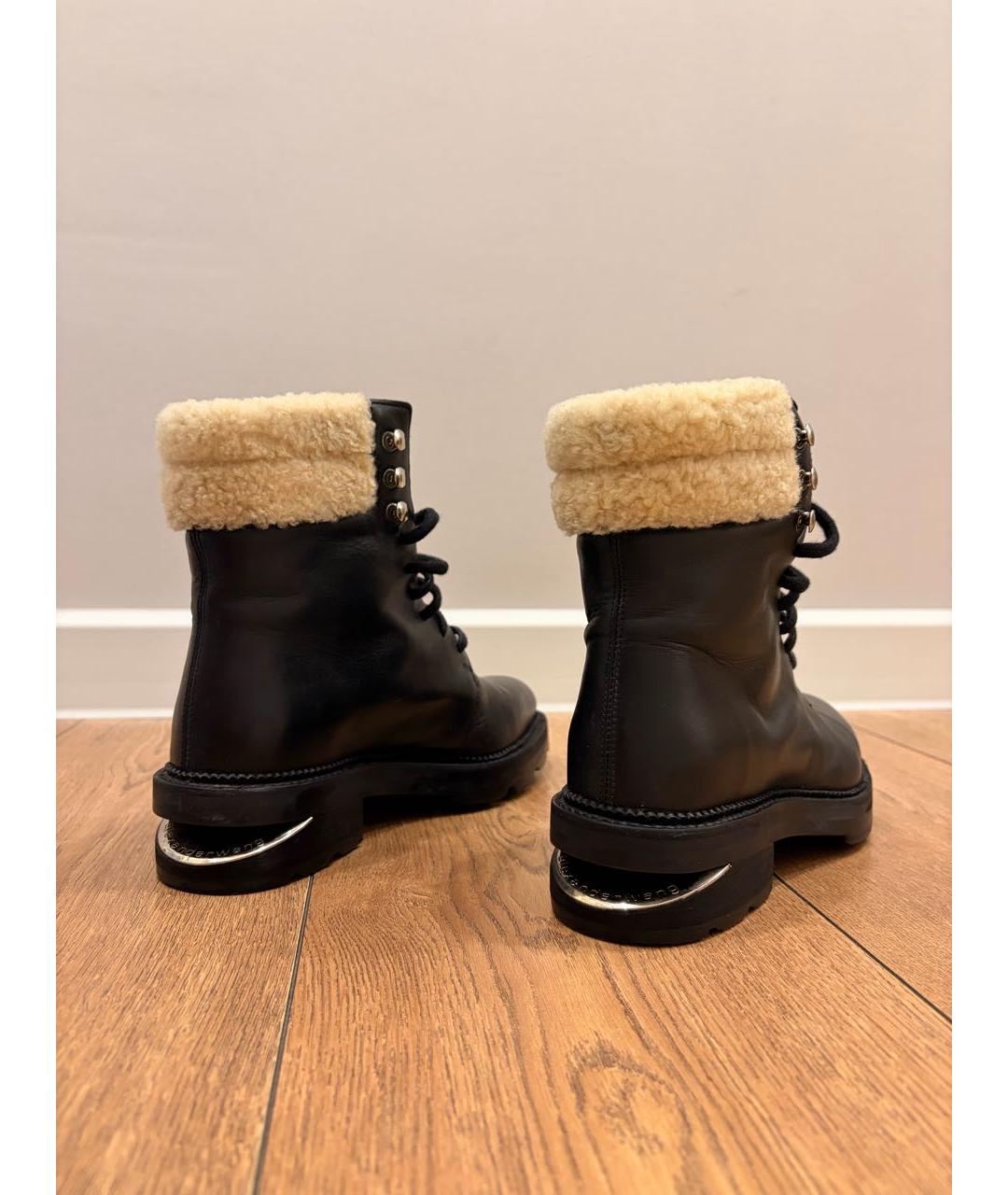 ALEXANDER WANG Черные кожаные ботинки, фото 4