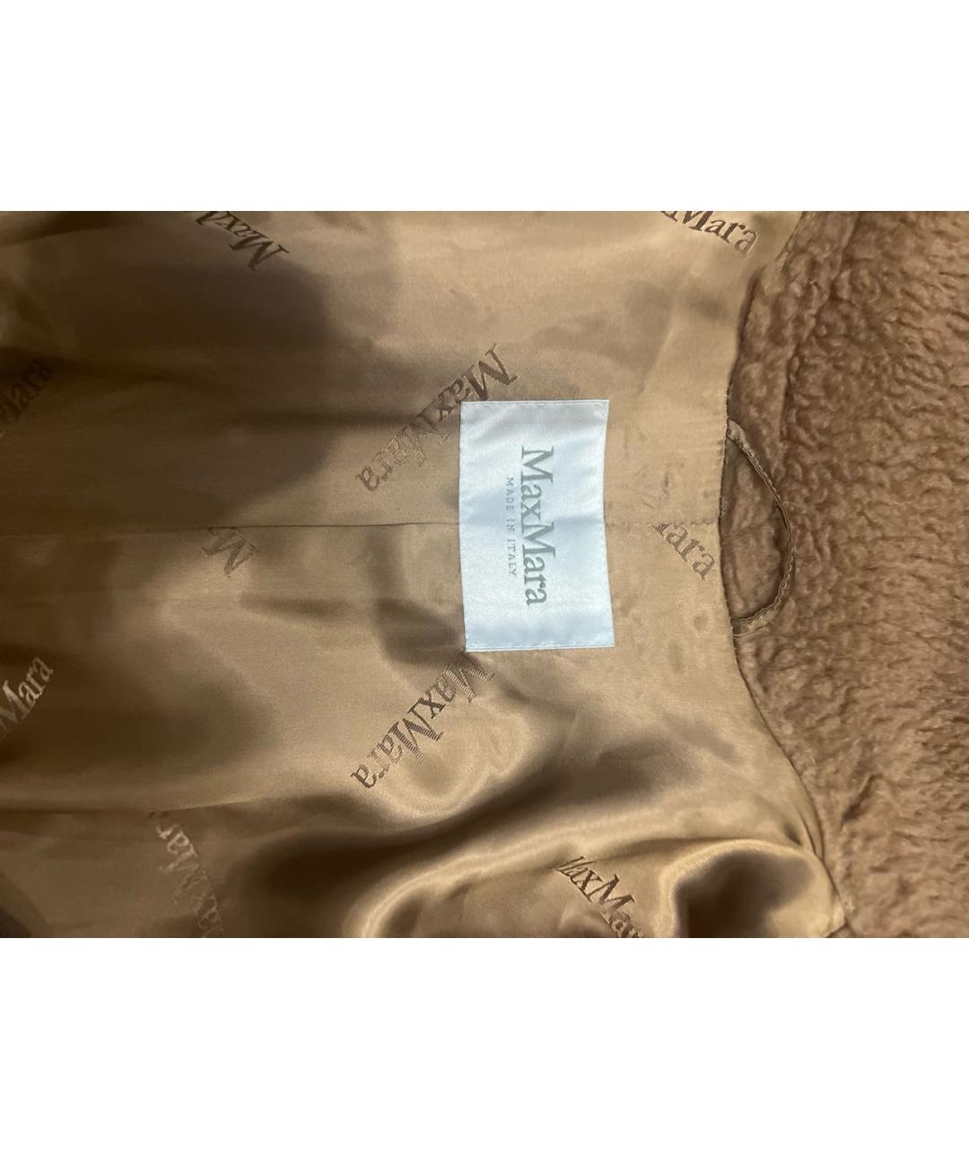 MAX MARA Коричневая шелковая шуба, фото 6